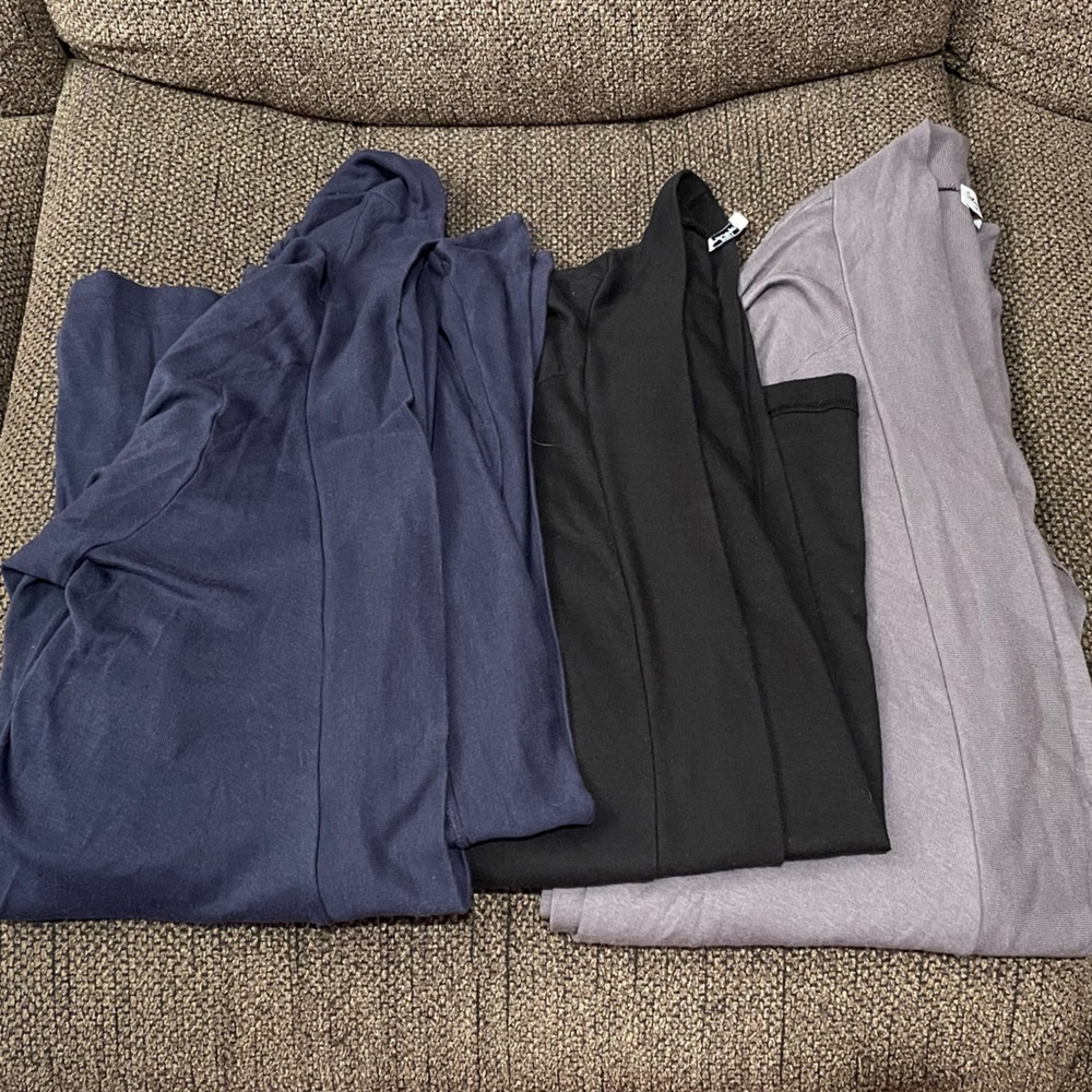 Lot of 3 Splendid Drape Cardigans, Sz L